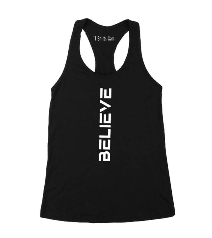 Believe Printed Tank top for men's